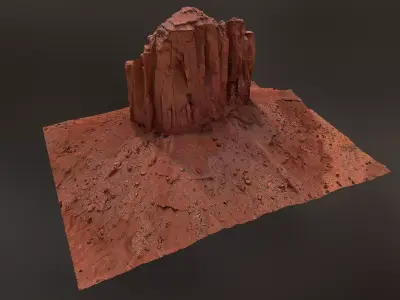 Canyon Cliff B - Scan 3D model