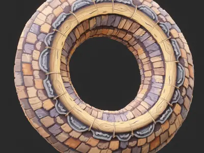 Stylized Roof Seamless Texture  Texture