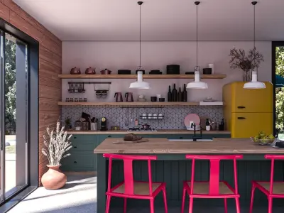 Woods Cabin Loft  3D model