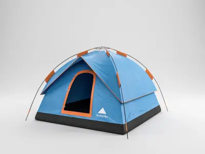 Camping Tent 02 4K PBR 3D model