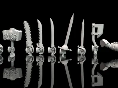 Tide Haunters - Dread Captain Kit 3D print model