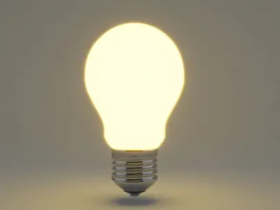 Bulb Model light 3D model