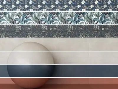 Marazzi Poster Collection Wallpaper-Effect Tile - Set of 13 Texture