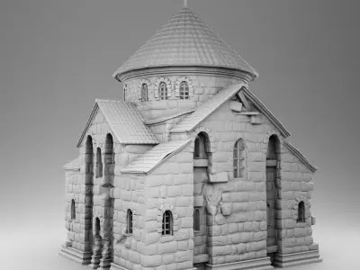 The old church 3D print model