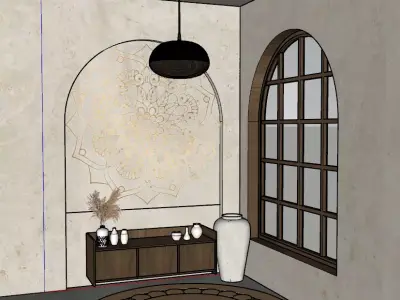 wall and unit 3D model