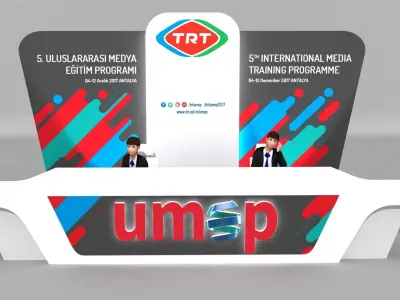 Reception Desk 004 3D model