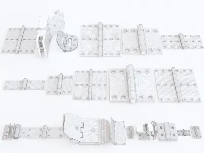 Door hinge vol 01 3D model
