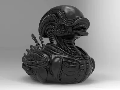 Alien Duck 3D print model
