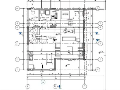 House Design Revit Model 3D model