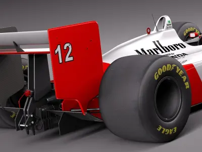  McLaren Honda Mp4-4 Ayrton Senna F1 