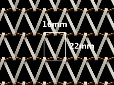 Architectural mesh 3D model