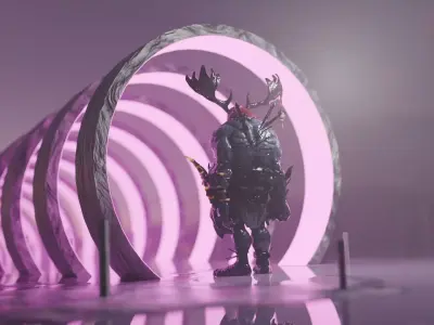 Sci-Fi Environment Animation 3D model