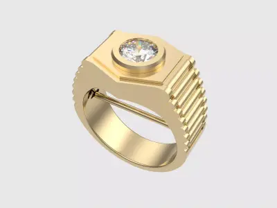 Modern Architectural Style Ring JDBCo 3D print model