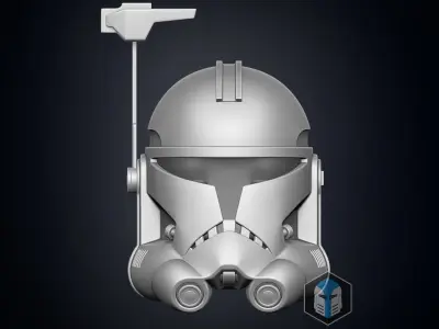 Animated Captain Rex Helmet 3D print model