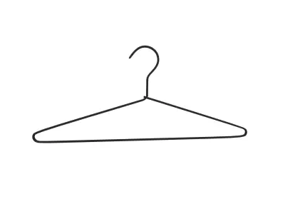 Hanger v1 003 Low-poly 3D model