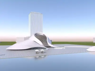 Building 04 3D model