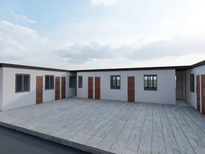 Modern apartment  Free 3D model