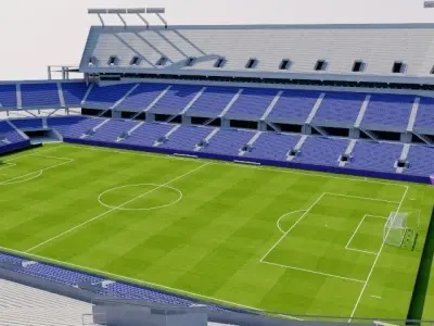  Orlando Citrus Bowl - Camping World Stadium Low-poly 3D model