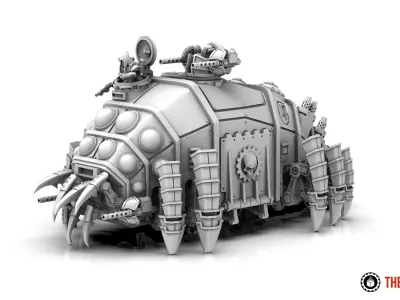 Dark Techno Isopodius Transport and Tank 3D print model