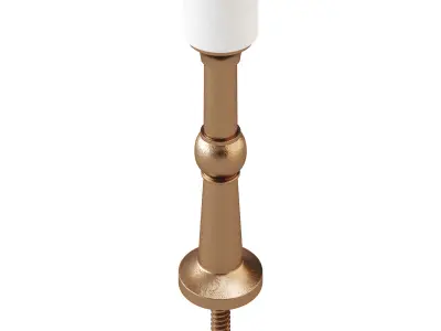 White Silicone Door Stoppe 3D model