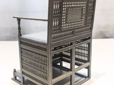 Arabic Throne STL 2 READY to 3D print 3D print model
