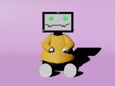 TV Character  3D model
