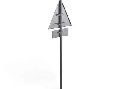 Street Sign Road Sign 3D model