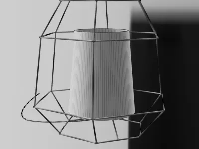 Table lamp Wire 3D model
