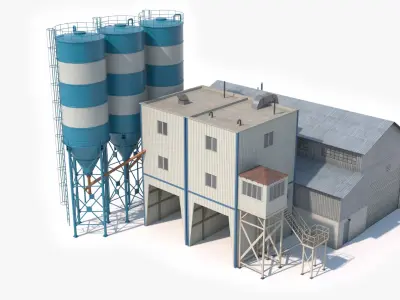  5 Industrial Buildings Collection 