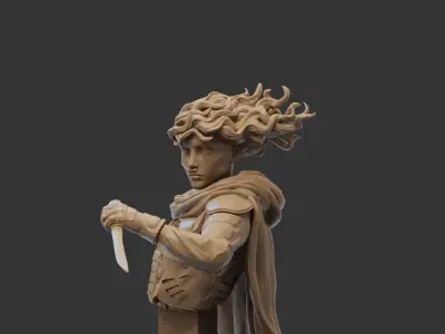 Chani Bust 3D Print 3D print model