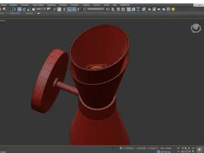 Angie Double Wall Sconce Low-poly 3D model