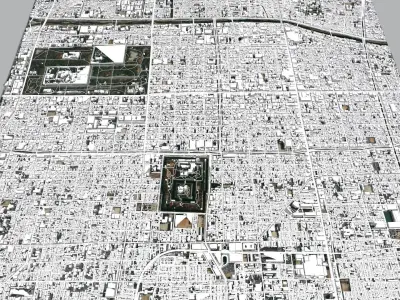 Cityscape Kioto Japan 3D model