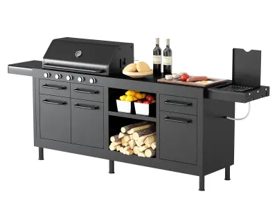 Barbecue 57 3D model