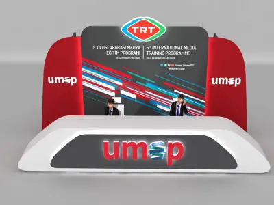 Meeting Registration Desk 003 3D model