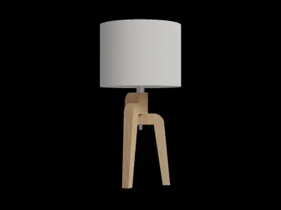 Lund Table Lamp Low-poly 3D model