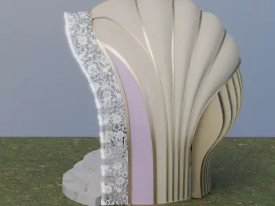 The Ladys Gazebo 3D model