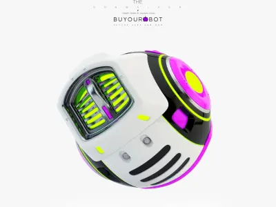 Dog walker II bot 3D model