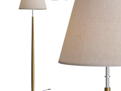 Tailor Soft Bronze Floor Lamp 3D model