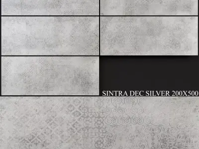 Keros Sintra Decorado Silver 200x500 3D model