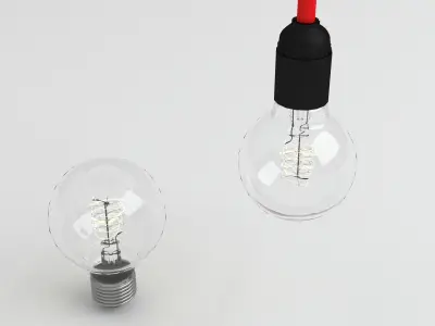 Bulb light 5 3D model