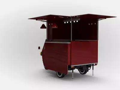 Ape Classic Food Truck 3D model