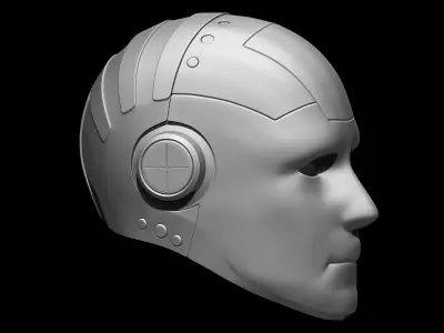 Robot crash dummy helmet 2 3D print model