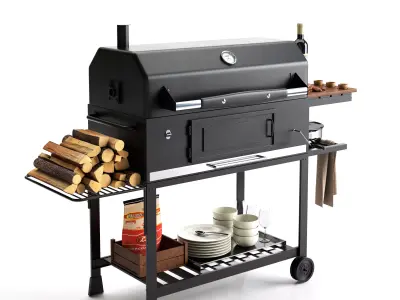 Barbecue 05 3D model
