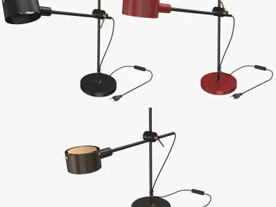  G O  252 Oluce Table Lamp 3D model