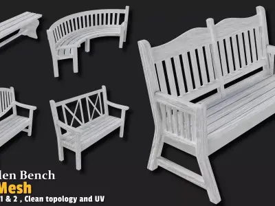 107 Environment Base Mesh Low-poly 3D model