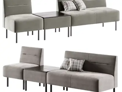 Modular Sange Sofa 2 3D model