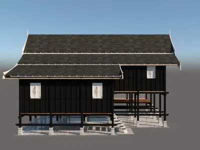 RUMAH TRADISIONAL MELAYU TERENGGANU DARUL IMAN Free 3D print model