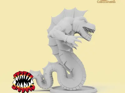 Street Sharks Villains - Repteel 3D print model
