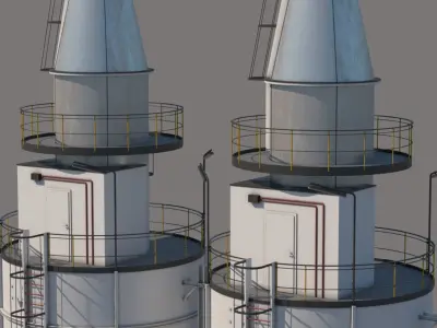 Refinery Module 2 3D model