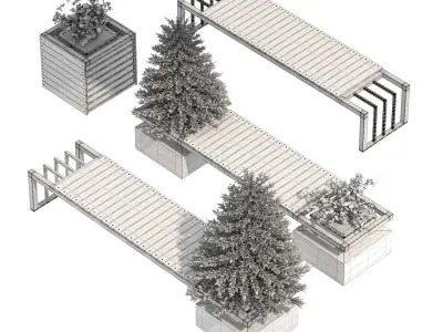 Urban Furniture 01 3D model